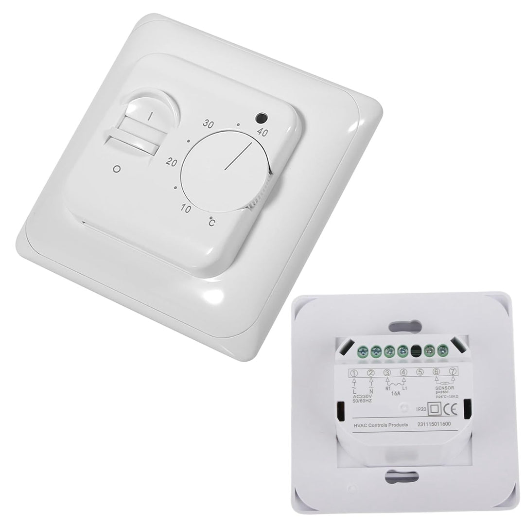 Fussbodenheizungs-Thermostat, 230V-Raum-mechanisches manuelles Heizungs-Thermostat-Klima-Temperaturs