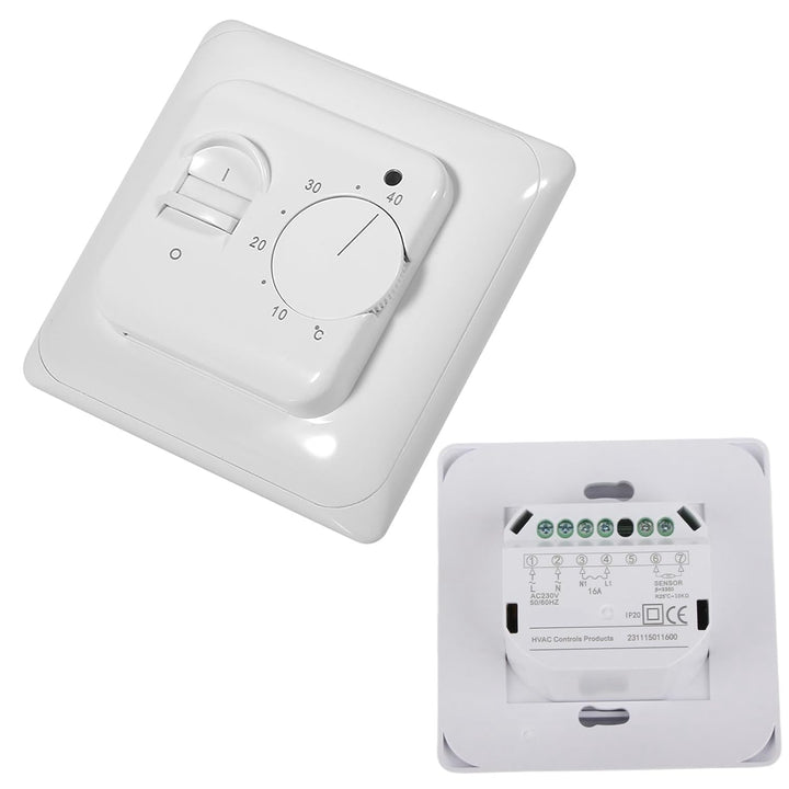 Fussbodenheizungs-Thermostat, 230V-Raum-mechanisches manuelles Heizungs-Thermostat-Klima-Temperaturs