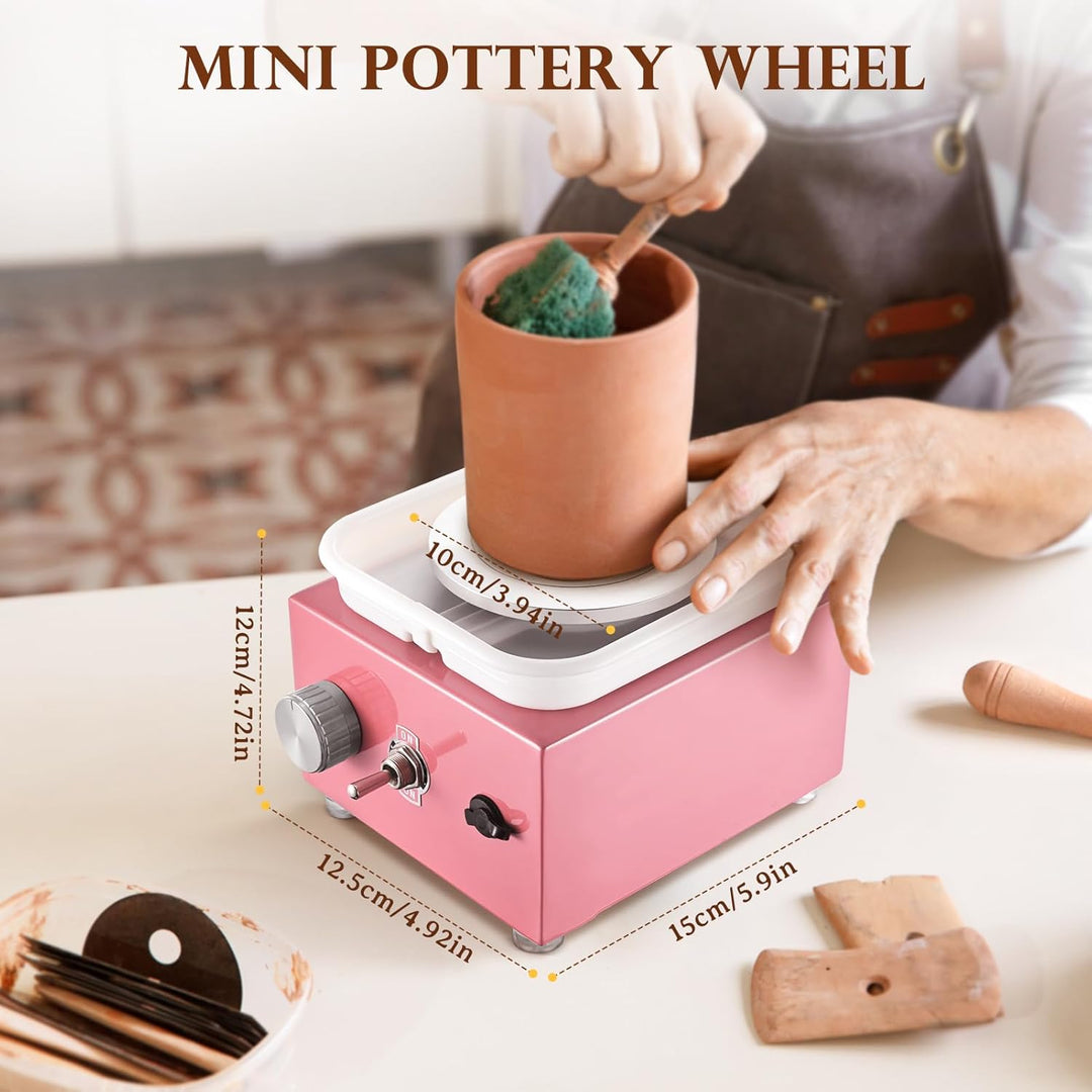 Töpferscheibe, Kooeuru Töpferscheibe Elektrisch 2000 U/min Einstellbare Geschwindigkeit, Pottery Whe
