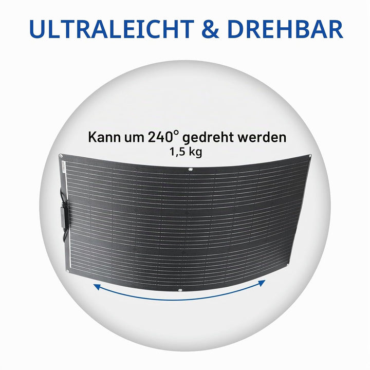 Flexible Solar Panel Solarmodul Monokristallines Solarpanels sind geeignet für Batterie,utdoor Lade