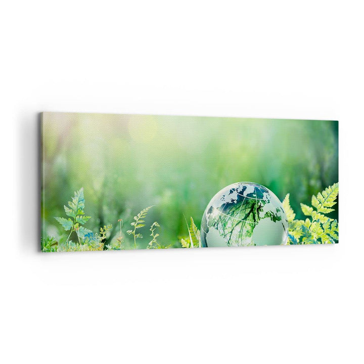 Panorama Bilder auf Leinwand 100x40cm Leinwandbild mit Rahmen natur natur Gross Wanddeko Bild Schlaf
