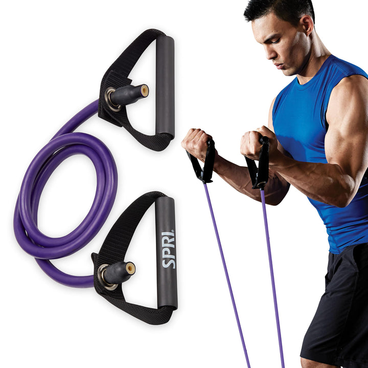SPRI Xertube Resistance Bands Exercise Cords (All Exercise Bands Sold Separately)