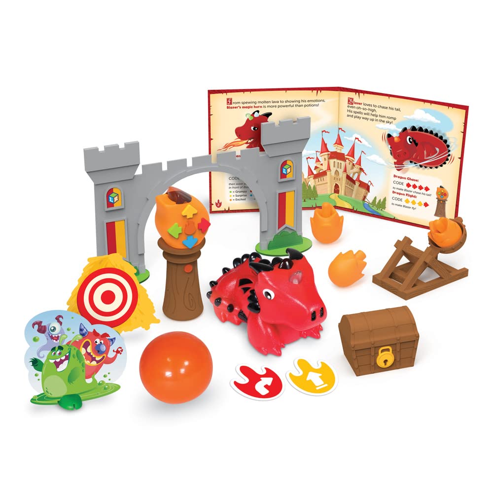 Learning Resources Coding Critters MagiCoders, Blazer, der Drache, Programmierspielzeug für Kinder,