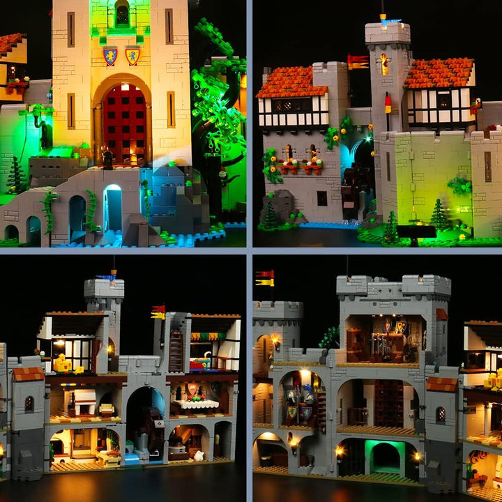 Led Licht Set für Lego 10305 Burg der Löwenritter (Kein Lego-Modell enthalten, nur Beleuchtung), Fer