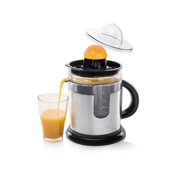Princess 201975 Duo Juicer – Innovativer Zusatzsaftbehälter – Edelstahlausführung 40 Watt, 40 Watt