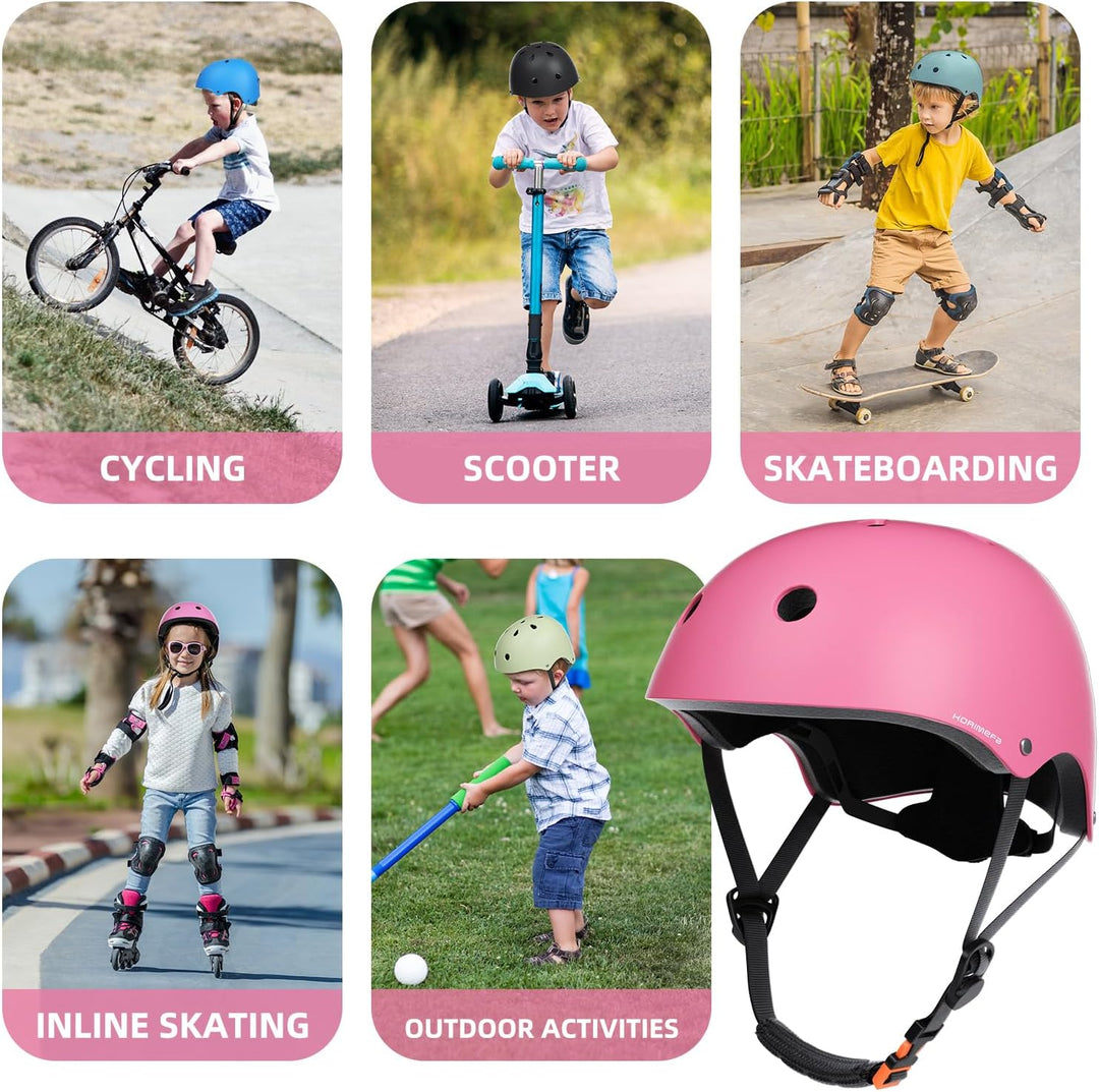 KORIMEFA Kinder Fahrradhelm Kinderhelm Skaterhelm Verstellbar für 3 Jahre Junge CE-Zertifizierung fü