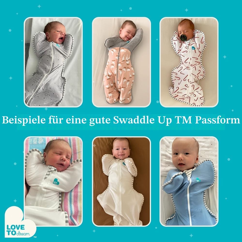 Love To Dream Pucksack, Bambus-Viskose, ideal für Moderate Temperaturen 20-24°C, Arme hoch Position,