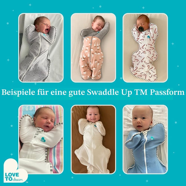 Love To Dream Pucksack, Bambus-Viskose, ideal für Moderate Temperaturen 20-24°C, Arme hoch Position,