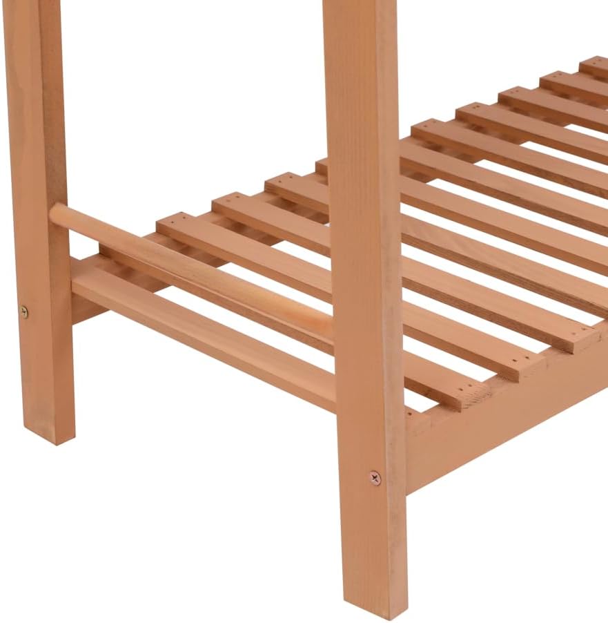 3-Tier Holz Pflanzenregal, Pflanzenständer Blumenregal Stabiler Blumenständer Blumentreppe mit Mehre