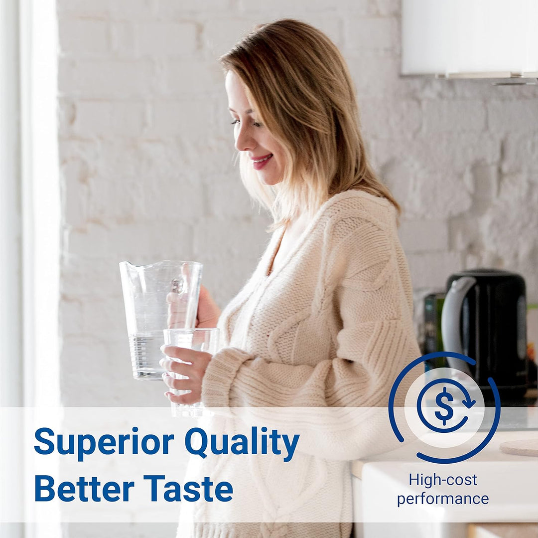 3x AQUACREST 644845 Kühlschrank Wasserfilter Ersatz, Kompatibel mit Bosch Ultra Clarity 644845, Siem