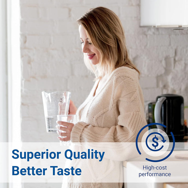 3x AQUACREST 644845 Kühlschrank Wasserfilter Ersatz, Kompatibel mit Bosch Ultra Clarity 644845, Siem