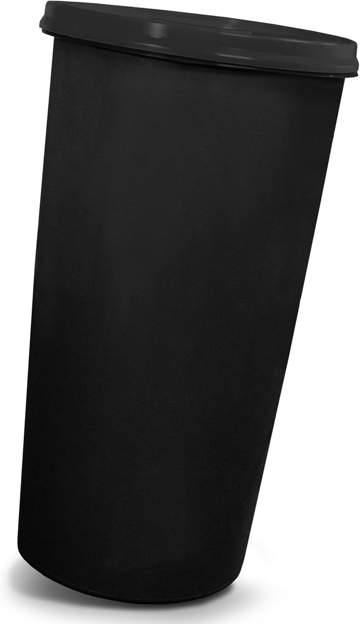 Mülleimer 60l mit geruchsdichtem Deckel (Anthrazit), Gelber Sack Ständer, Made in Germany, Müllsacks