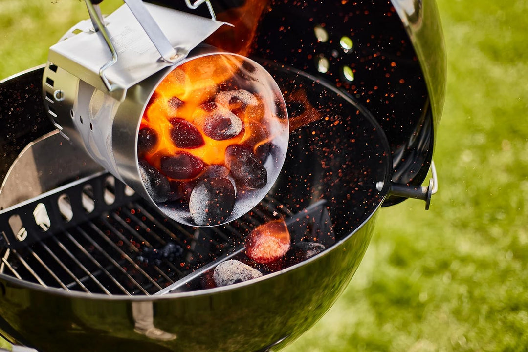 Weber Grill-Briketts aus Kokosnussschalen (8kg Sack), leistungsstark, für Lange und konstante Glut,