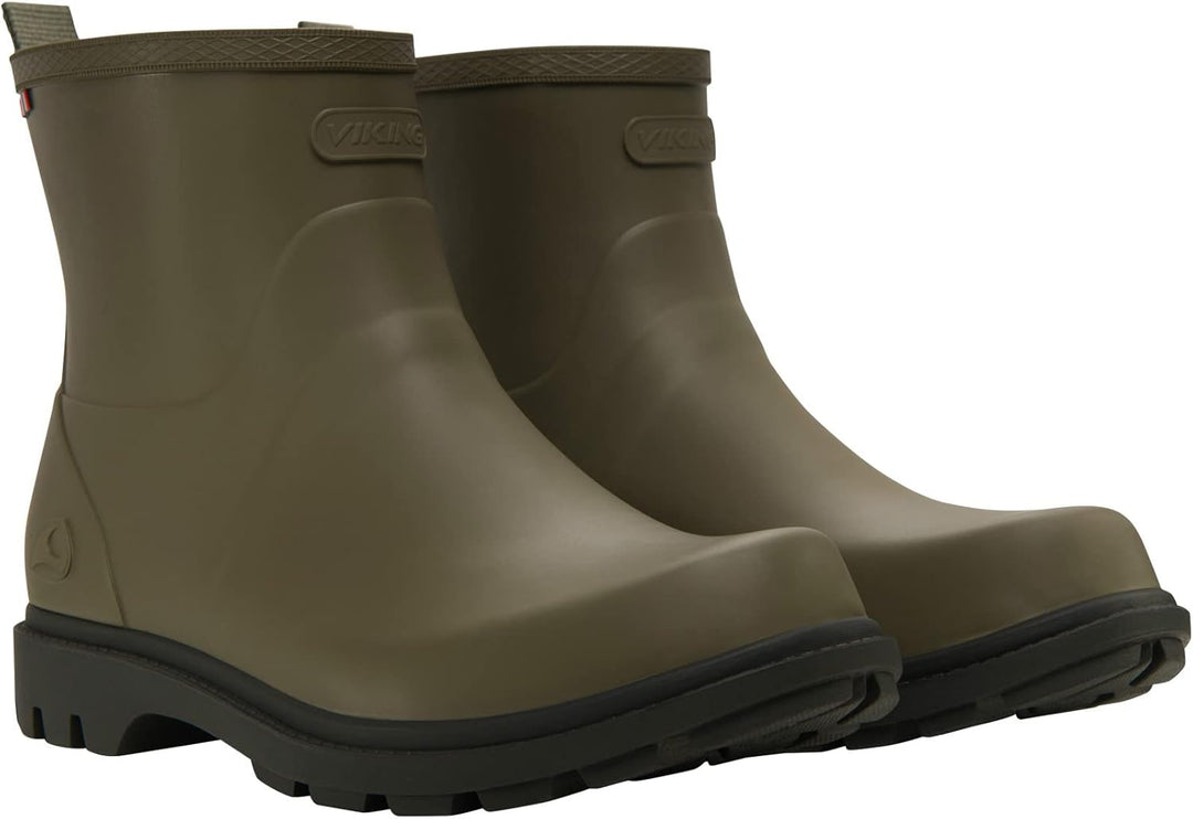 Viking Unisex Noble Rain Boot 36 EU Olive Black, 36 EU Olive Black