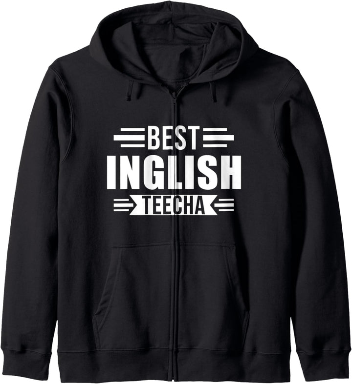 Englisch Lehrer Lehrerin Lehrer Kapuzenjacke
