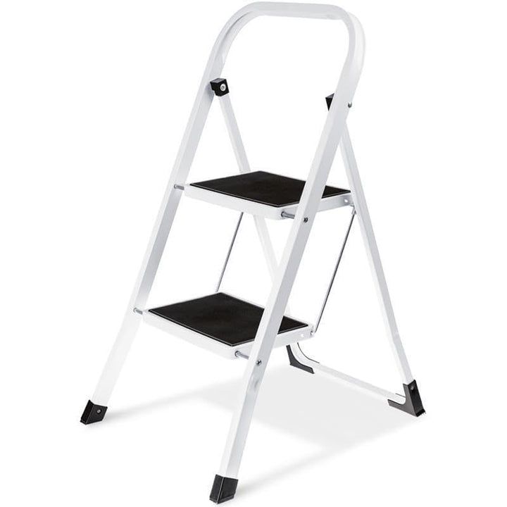 Lefeld 2-Stufige Trittleiter klappbar Klappstufen Klapptritt Stehleiter Leiter faltbar Tritthocker T
