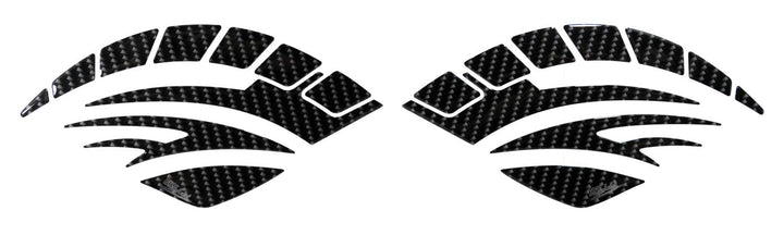 BIKE-label Seitentank Tankpad Carbon-Optik Schwarz kompatibel für Honda 800700VA