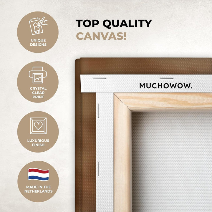 MuchoWow© Leinwandbild Gross 120x80 cm XXL Dekoration Wohnzimmer Bilder Aufhängen Wall Decoration Li