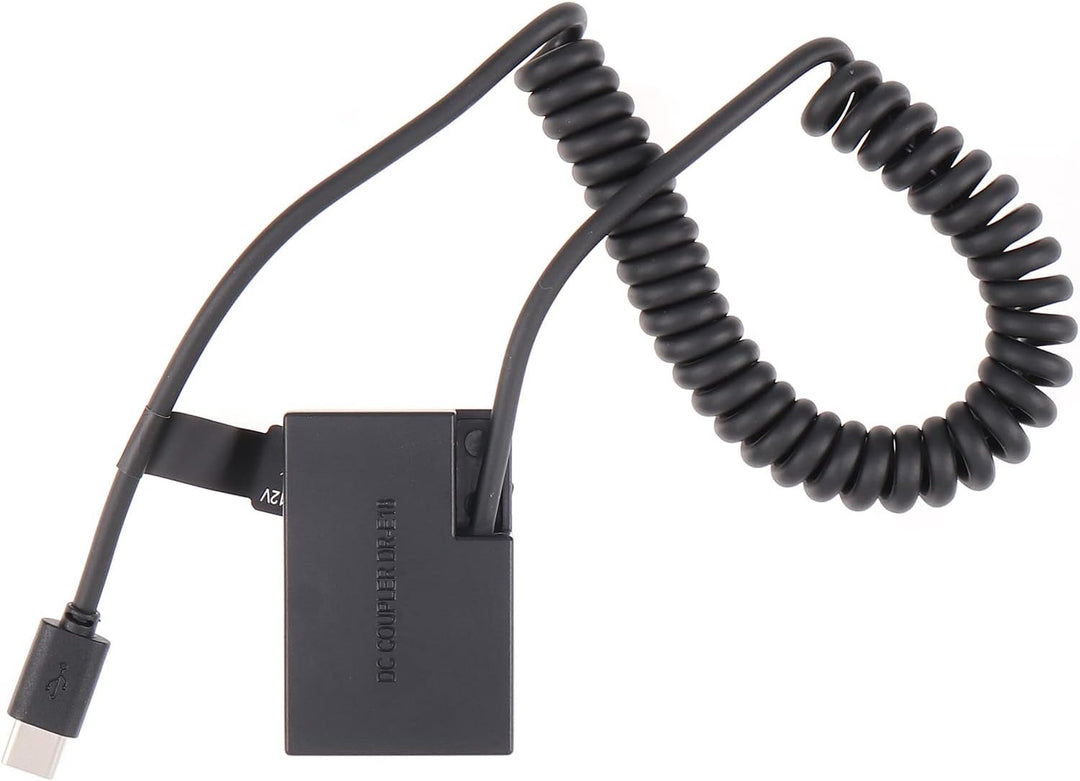 FOTGA USB-C Typ-C auf LP-E17 Federkabel DR-E18 Volldecodierungskabel für Canon EOS RP 77D 200D Mark