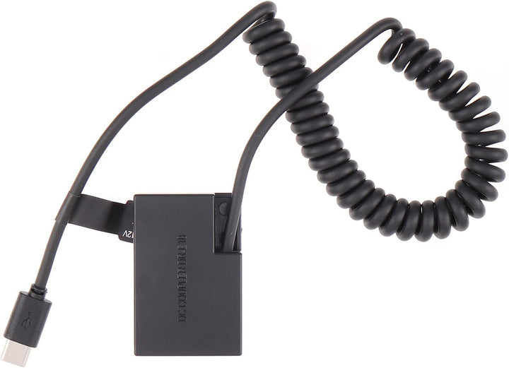 FOTGA USB-C Typ-C auf LP-E17 Federkabel DR-E18 Volldecodierungskabel für Canon EOS RP 77D 200D Mark