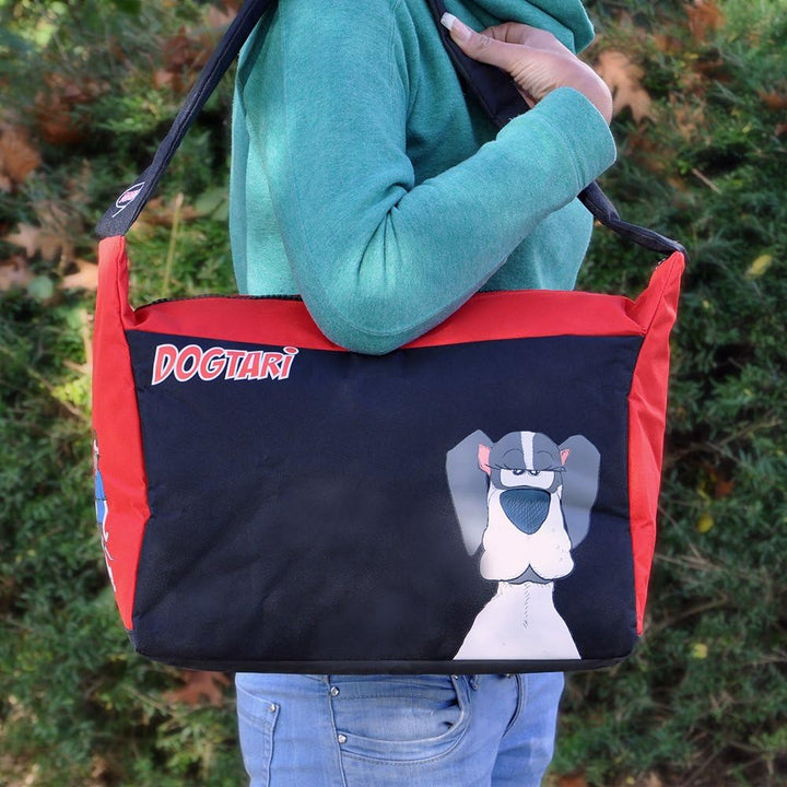 DOGTARI Umhänge Tasche, Schultertasche, Dogge, Kühltasche, Outdoor, Picknick, Camping, Haustier, mit