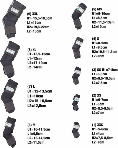 Nature Pet Tarsal- / Sprunggelenk Schutz Bandage 135° Winkel für Hunde (S 4) 4 S, 4 S