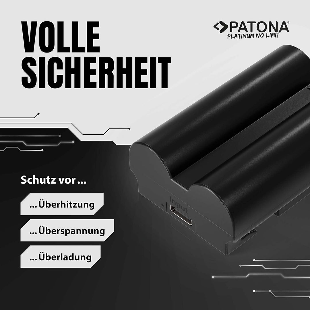 PATONA Platinum NP-W235 Akku 2600mAh USB-C Input kompatibel mit Fuji Fujifilm GFX-50s II GFX-100S GF