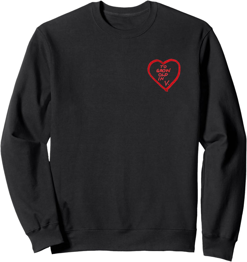 Marvel WandaVision To Grow Old In Heart Sweatshirt