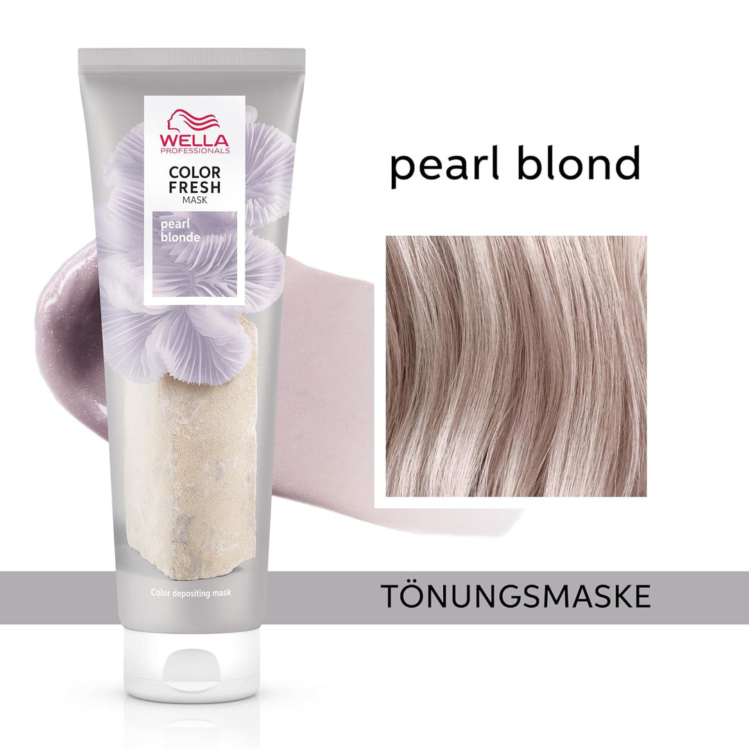 Wella Professionals Color Fresh Mask Pearl Blonde – Haarkur zum Beleben und Verändern der Haarfarbe