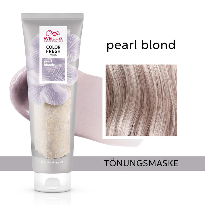 Wella Professionals Color Fresh Mask Pearl Blonde – Haarkur zum Beleben und Verändern der Haarfarbe
