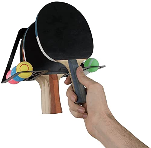 MEOLLO Tischtennisschläger Wandhalterung (100% Stahl) Weiss, Weiss