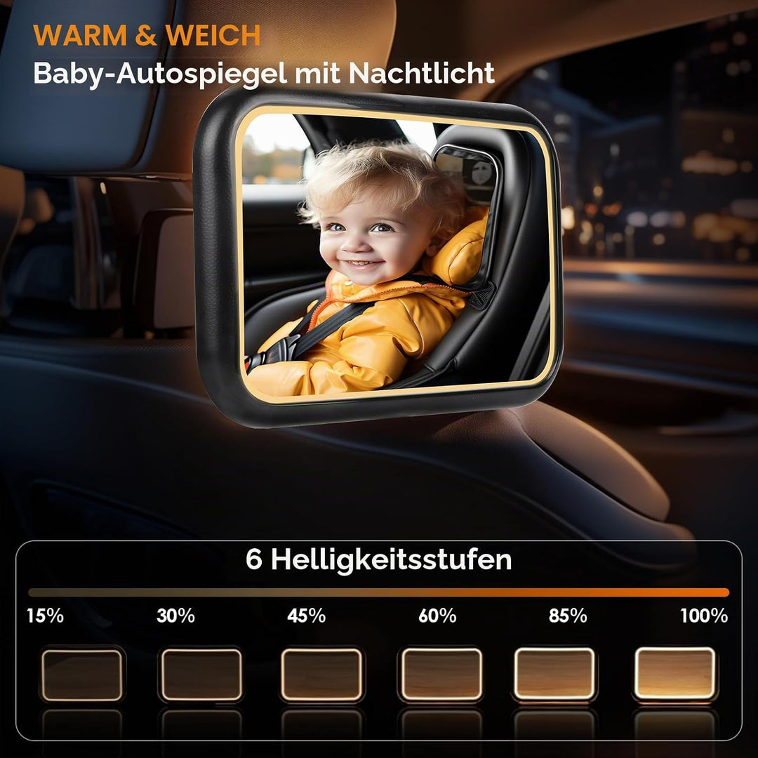 Spiegel Auto Baby Rückbank - 360° Baby Autospiegel Sicherheit Autositz Spiegel Babyspiegel Rückansic