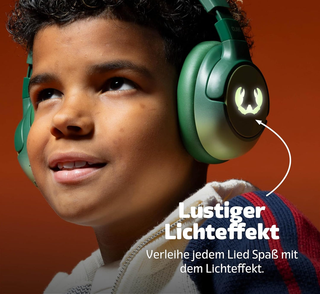 Fresh 'n Rebel Clam Junior, Bluetooth-Kopfhörer für Kinder mit aktiver Geräuschunterdrückung, sicher