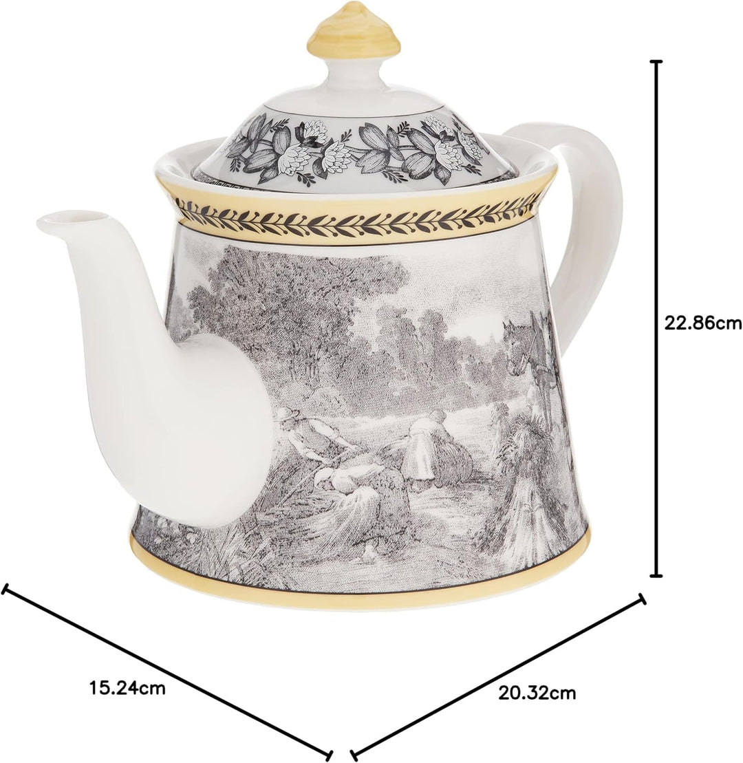 Villeroy & Boch, Porcelain 1010670460, Black 1.10 Litre Audun Ferme, 1.10 Litre Audun Ferme