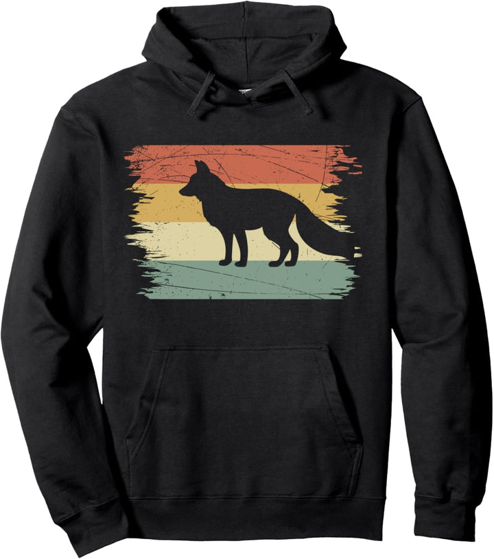 Fuchs Retro Vintage Füchse Fuchsfreunde Demonstration Design Pullover Hoodie