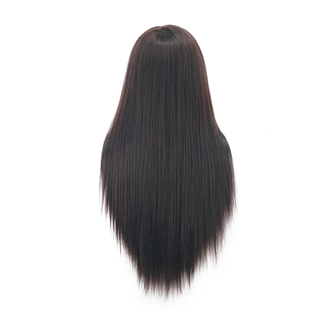 Frisurenkopf, 66cm 80% Echtes Menschliches Haar Frisierkopf übungskopf Puppenkopf zum Frisieren mit