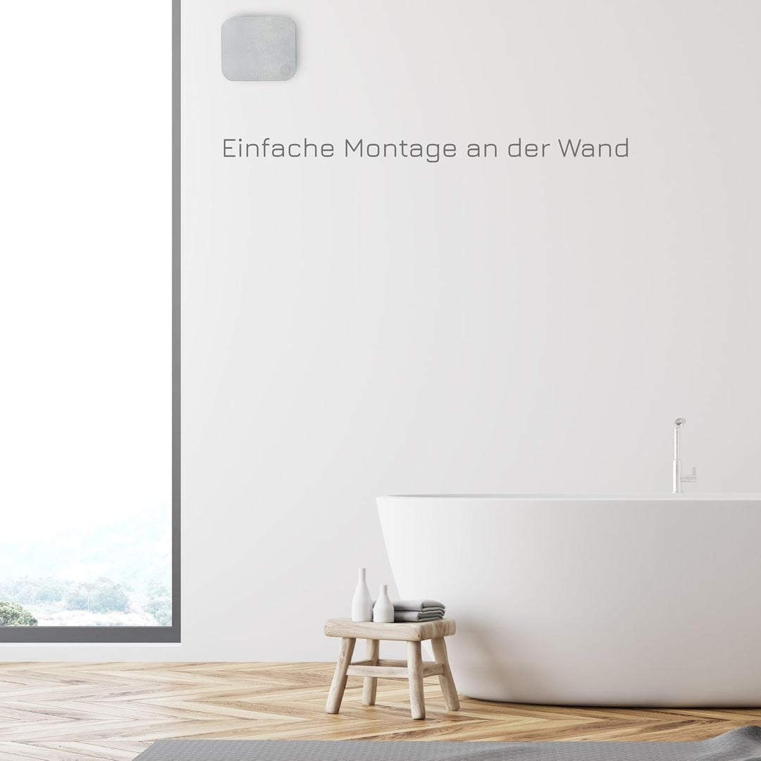 Turbionaire TREND 100 SA Absaugung, Belüftung für Bad, Küche, Wand/Decke, Aluminium Frontplatte matt