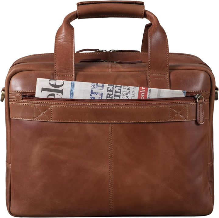 STILORD 'Experience' Vintage Lehrertasche Leder gross für Herren Damen XL Aktentasche Business Schul