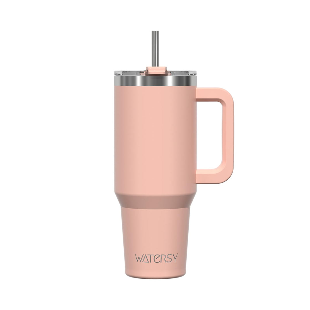WATERSY 30oz Kaffeebecher to Go Thermobecher Doppelwandiger Edelstahl Vakuum Auslaufsicher Trinkbech