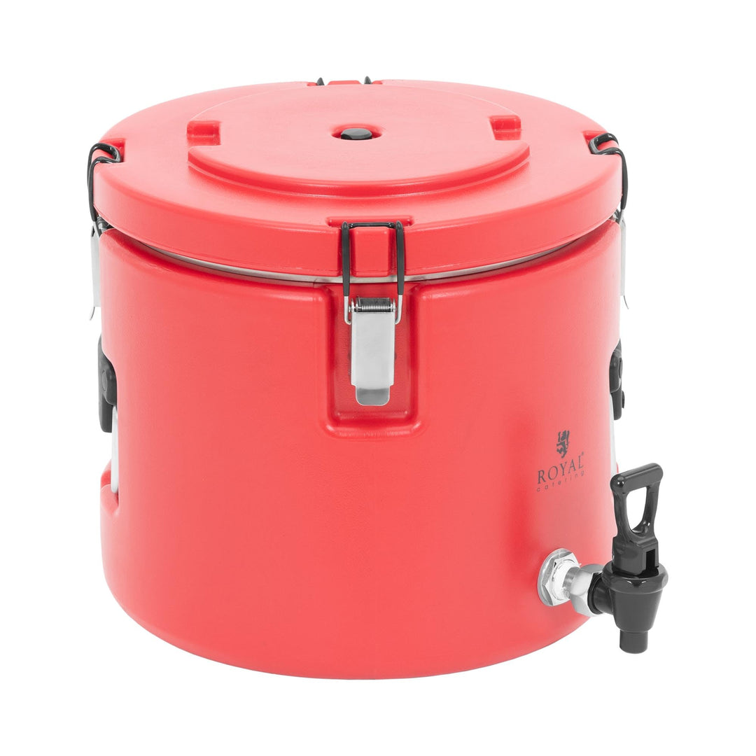Royal Catering RC_TT_3 Thermobehälter 15 L Ablasshahn Warmhaltebehälter Thermobehälter für Essen Wär