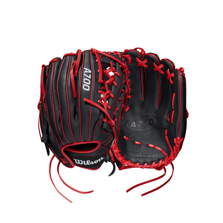WILSON 2022 A700 Jugend-Baseball-Handschuh Outfield 12" Linke Hand Wurf, Outfield 12" Linke Hand Wur