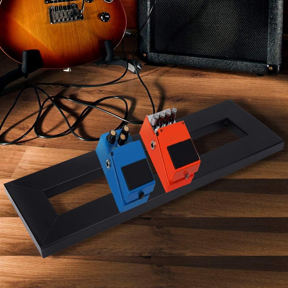 Jenngaoo Gitarre Pedalboard, Alu Gitarren Effektpedal mit Setup Tape Clamp Zubehör, enthält 15 Befes
