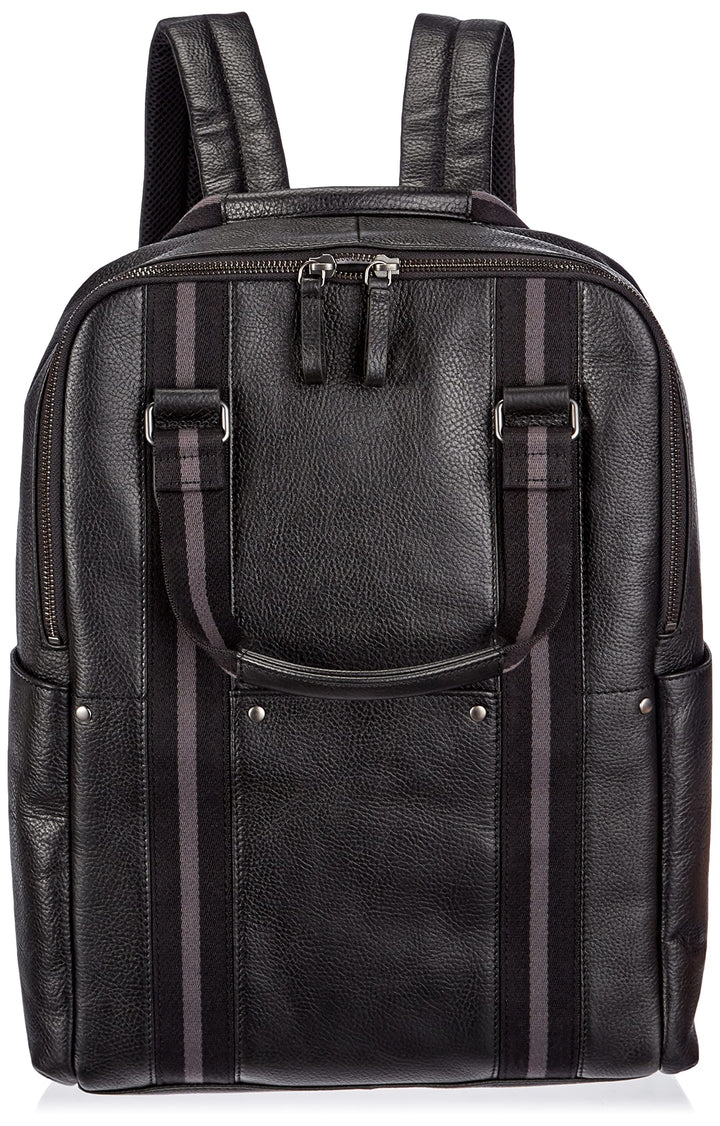 Fossil Herren Arbeitstasche Houston Leder 41,28 cm L x 9,53 cm B x 29,21 cm H Schwarz, Schwarz