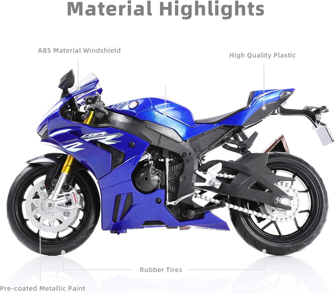 1:12 Motorrad Modell kompatibel mit CBR 1000R, Legierung Diecast Motorradmodell, Mini Sportmotorrad