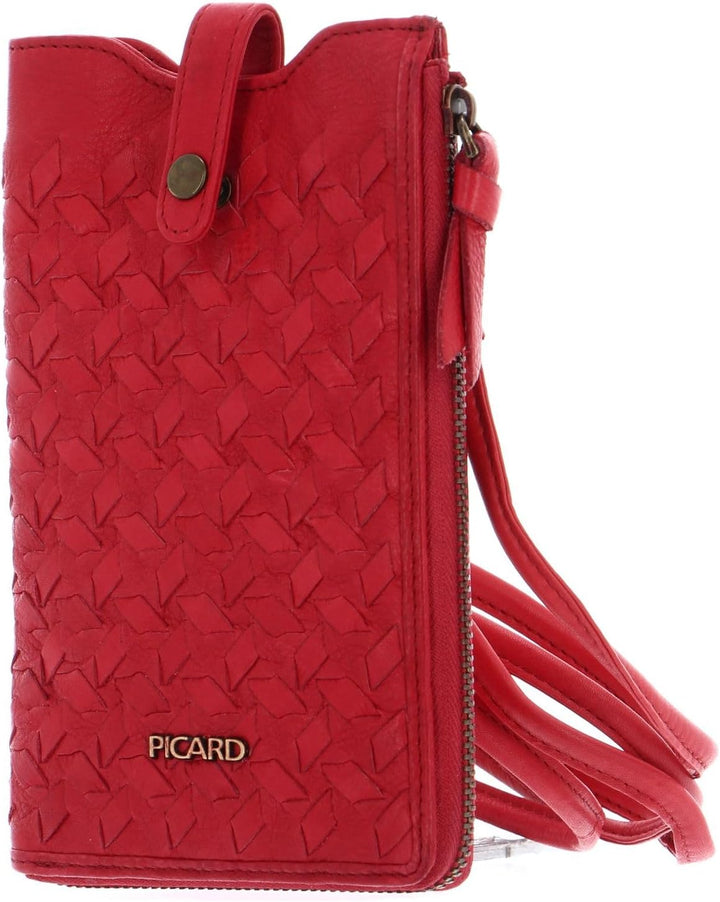 Picard Lara 1 Handytasche Leder 10 cm Rot, Rot