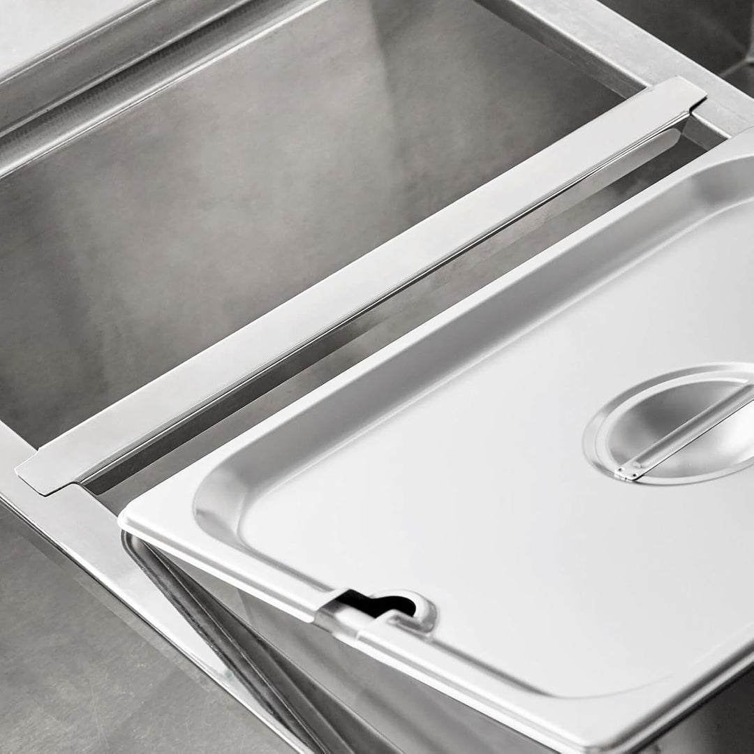 Edelstahl Adapterleiste - 8 Teile Edelstahl Gastronorm Trennwand Warmhaltewanne - Küchenzubehör Best