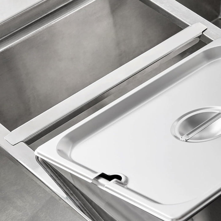 Edelstahl Adapterleiste - 8 Teile Edelstahl Gastronorm Trennwand Warmhaltewanne - Küchenzubehör Best