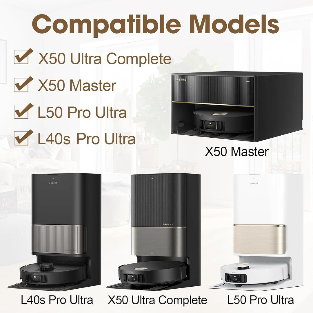 Ersatzteile Zubehörset für Dreame L40s Pro Ultra/X50 Ultra Complete/L50 Pro Ultra/X50 Master Staubsa