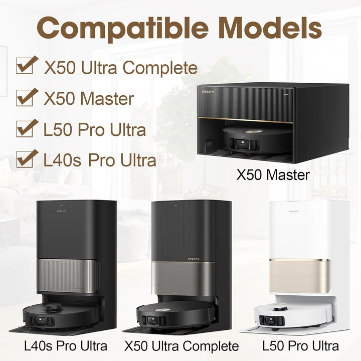 Ersatzteile Zubehörset für Dreame L40s Pro Ultra/X50 Ultra Complete/L50 Pro Ultra/X50 Master Staubsa