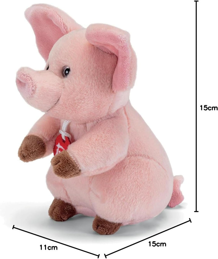 Trudi Trudino Schwein Plüsch, Geschenkidee | 11x15x12zm Grösse XS | Trudini | Modell 51905, Trudino